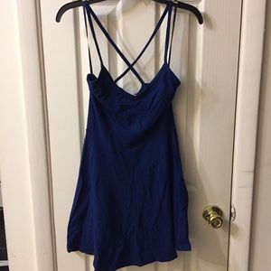 Royal Blue Forever 21 Cross-back Dress Size Md